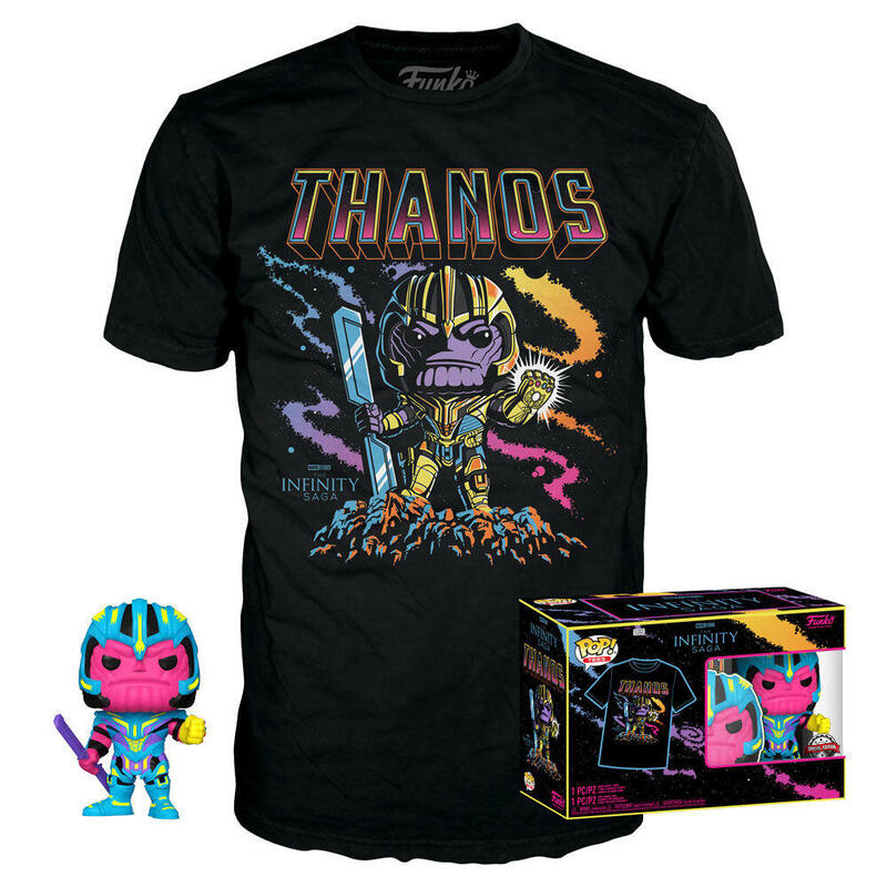 Set Figure Pop & Tee Marvel Infinity Saga Thanos Exclusive Size L