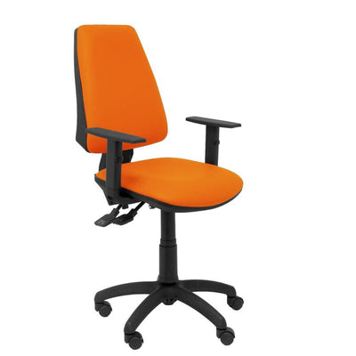 Chair Elche Sincro Similpiel Orange With Arm Re — image 1