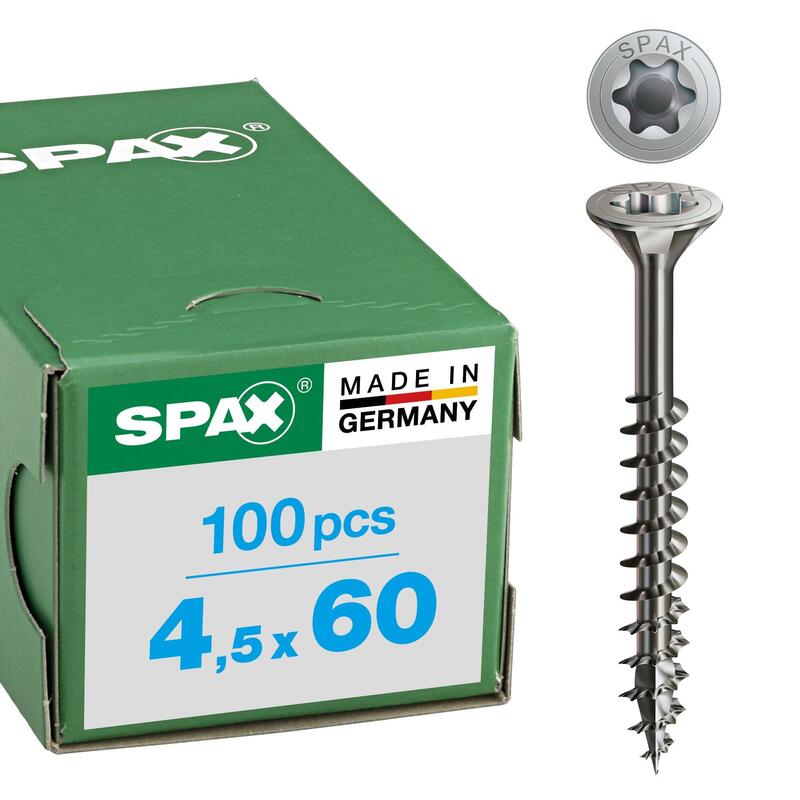 Spax Screws Universales A2 T20 100 Ud.