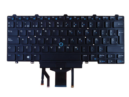 Keyboard Laptop Dell Latitude E5450 E7250 E7450 Retroiluminado And With Pointstick — image 1