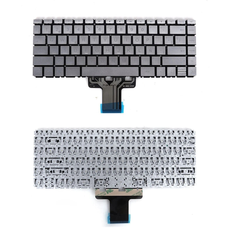 Keyboard Laptop HP Pavilion 14-CC 14-CD 14-CE 14-CF 14-CK 14-CM 14Q-CS 14T-CM 14Q-CY 852-44891-00C Silver