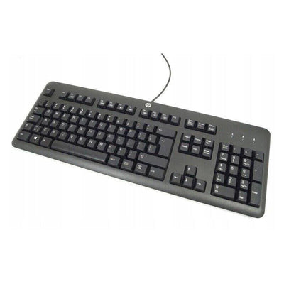 HP Keyboard Refurbished KU-1156 672647 724720-071 Spanish (QWERTY) Black With USB Cable 1 Year Warranty — image 1