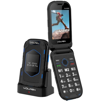 Phone Mobile Phone Volfen Ranger Type Concha Blue Base Charging — image 1
