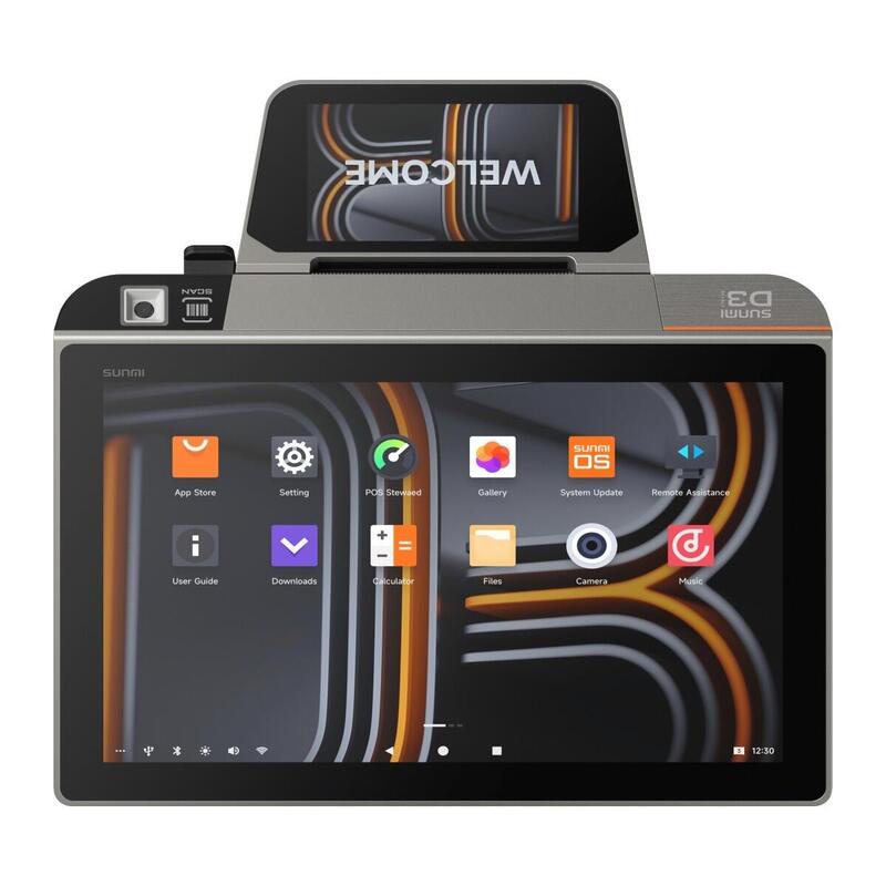 Terminal D3 Mini Gms, Android 13, 10.1 + 4 Pulgadas, 3/32GB, 1 MP Camera, 4G, Finger Sensor, 80MM Printer, Sca