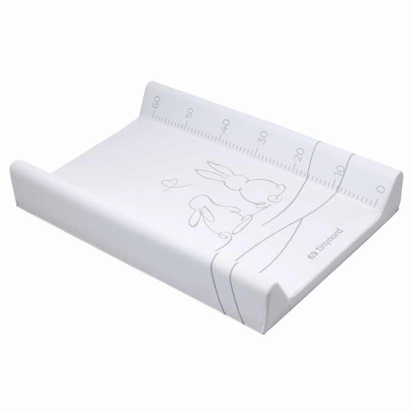 MATTI Hardback Changing Mat – 50 × 70 cm, white bunny