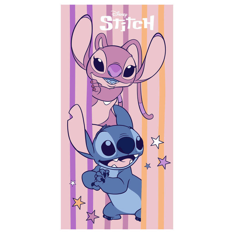 Disney Towel Angel & Stitch Microfibra