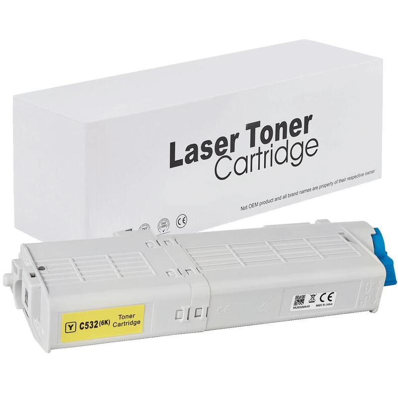 Toner Oki 46490605 Yellow 6000 Páginas Neutral Box