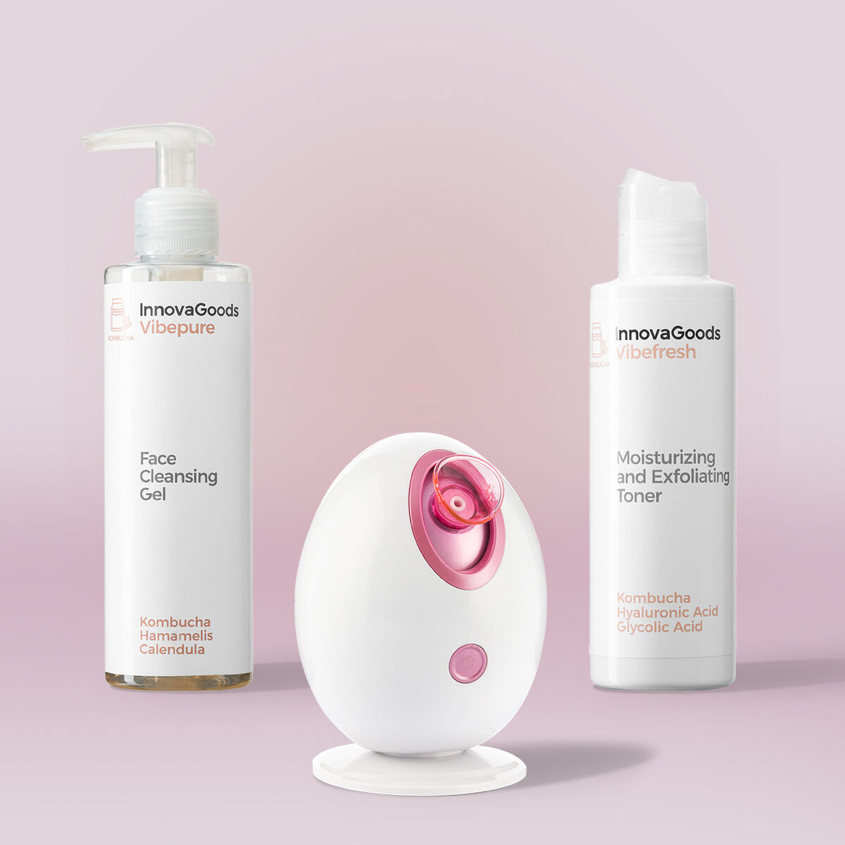 Deep Cleansing Facial Treatment Pack Kombucha InnovaGoods