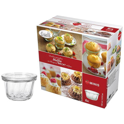 Weck Round Rim Jar Muffin 165ML Set Of 6 — image 1